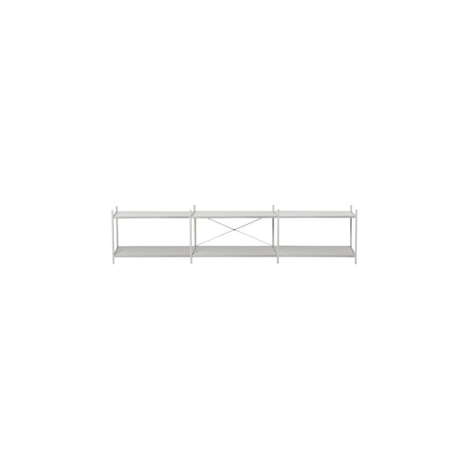 Sistema de estantería puntual de Ferm Living 3x2, gris