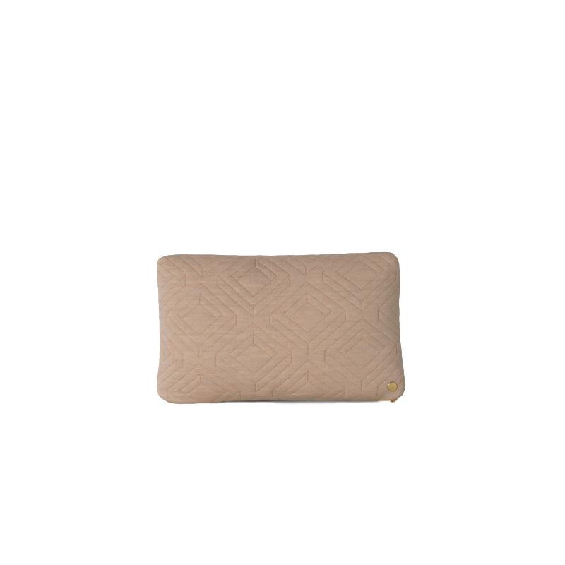 Ferm Living Quilt Cushion Camel, 40 X 25 Cm