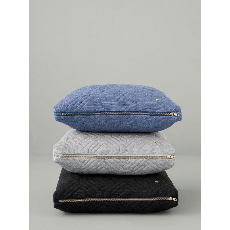 Ferm -Living Quilt Cushion Gray Light Grey, 45 x 45 cm