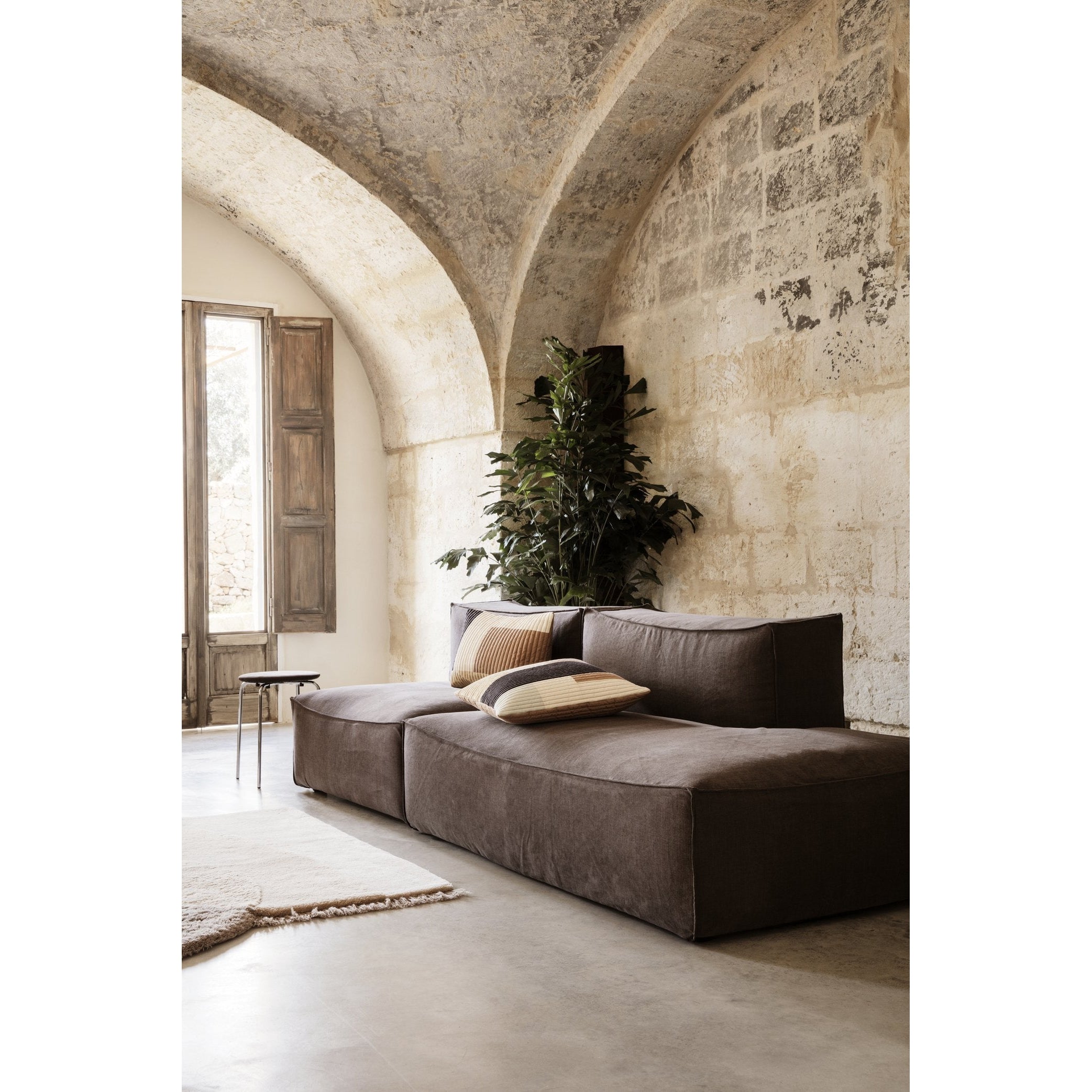 Ferm Living Quilt Cushion XL D Grön 80 x 50