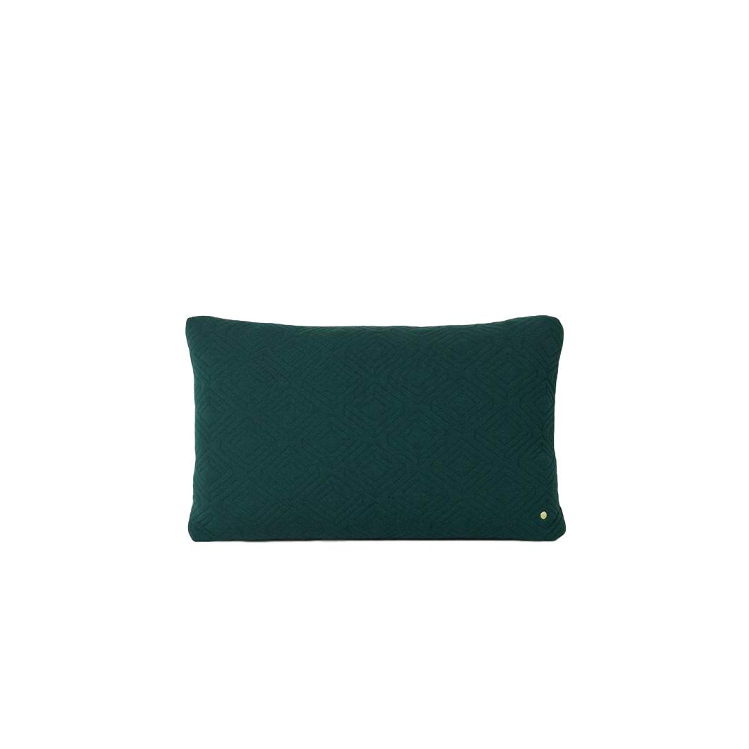 Ferm Living Quilt Pude XL D Green 80 X 50