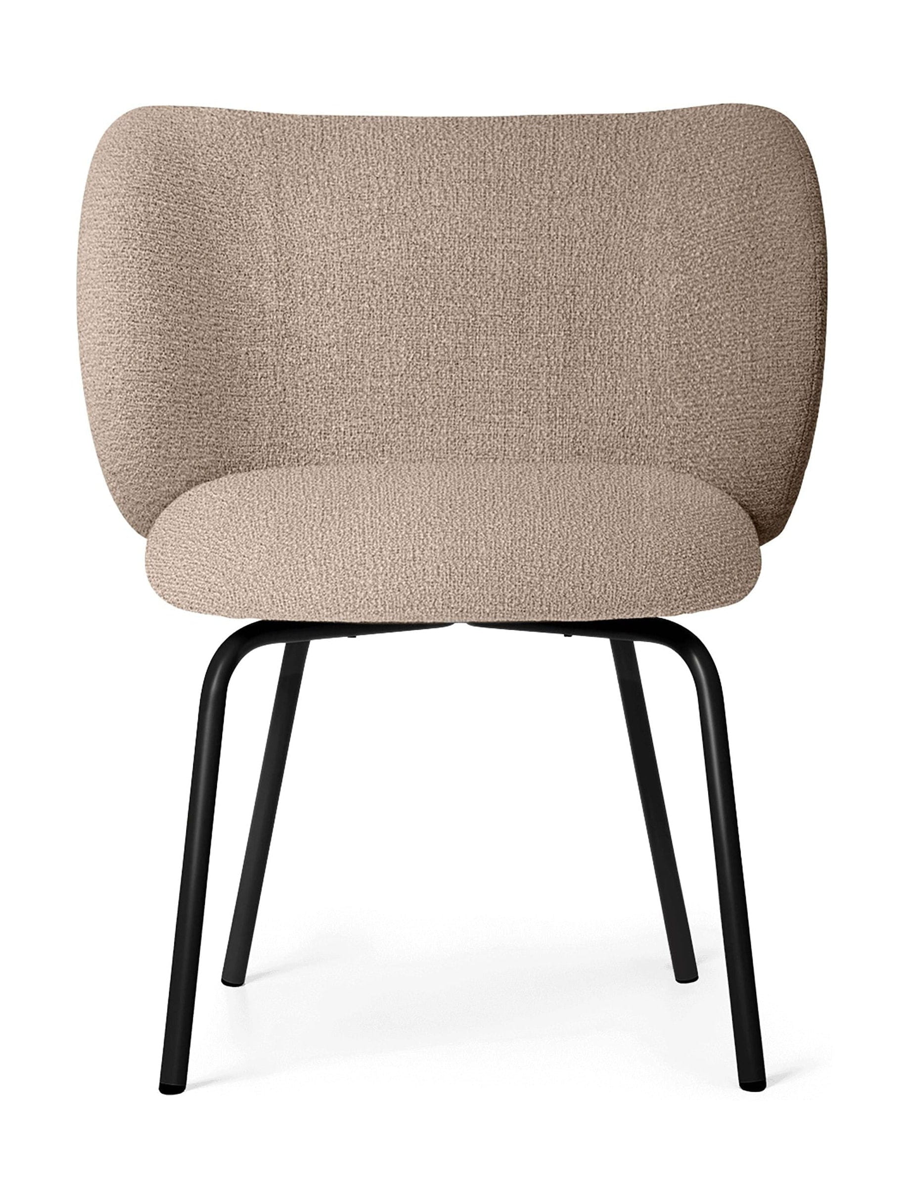 Ferm Living Rico Dining Chair Bouclé, areia/preto