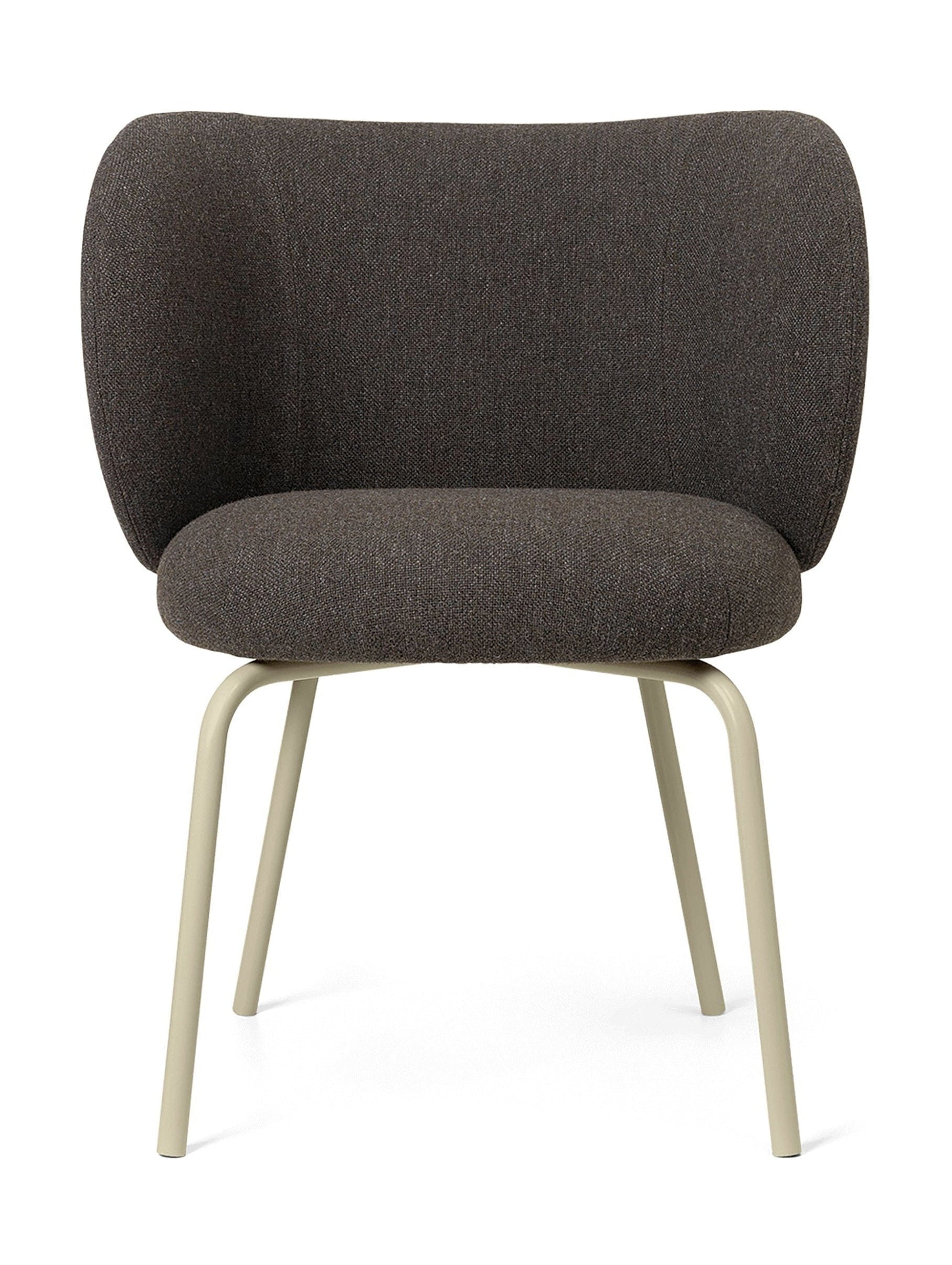 Ferm Living Rico - Chaise de salle à manger Hallingdal, gris foncé/beige