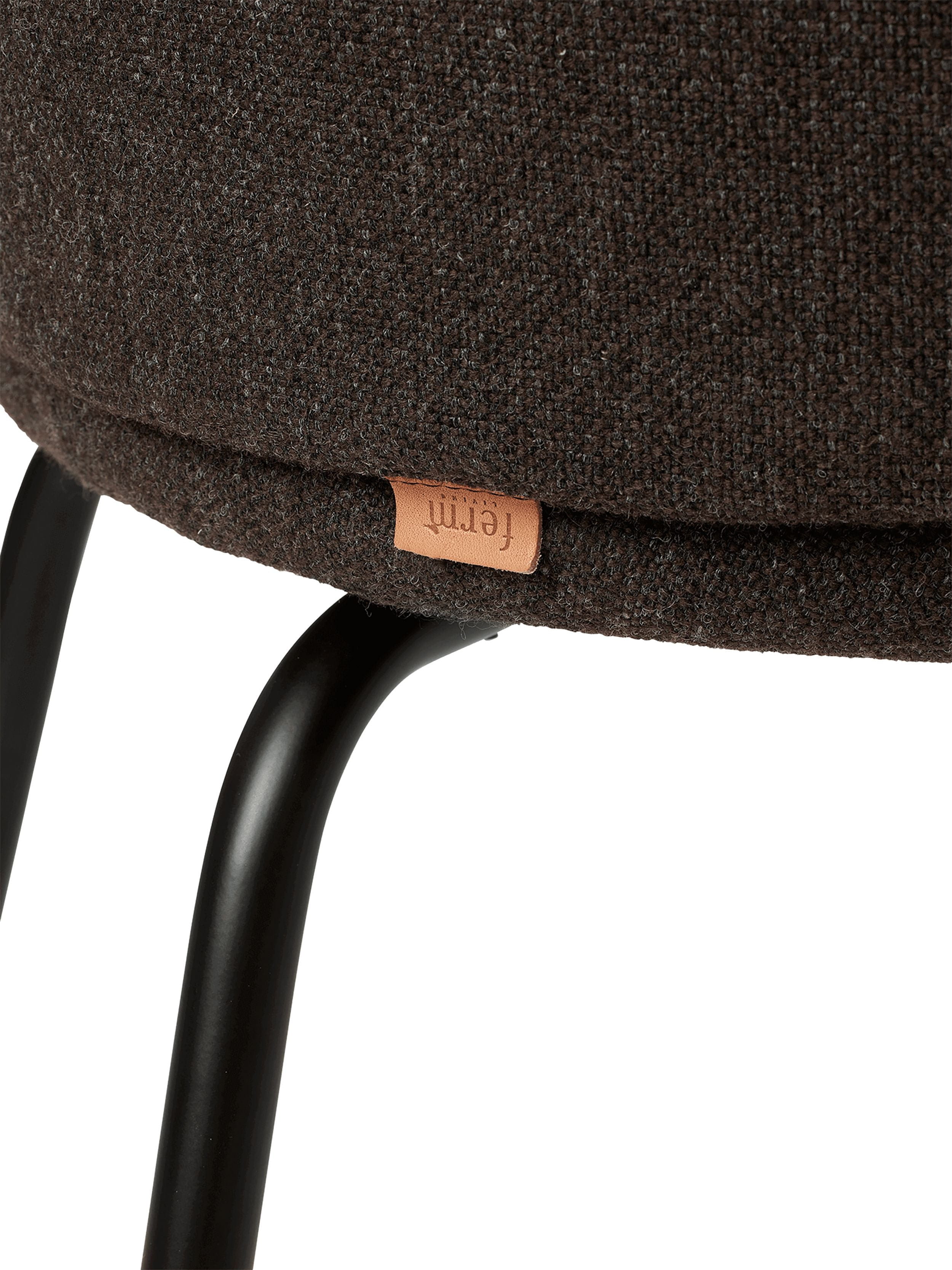 Ferm Living Rico Dining Chair Hallingdal, Dark Grey/Black