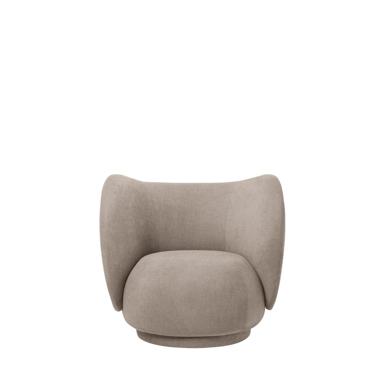 Ferm Living Rico Lounge Chair Bouclet, Sand