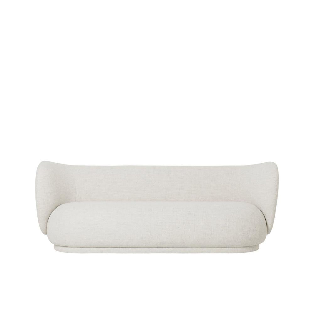 Ferm Living Rico Sofa Off White Bouclé, 3 Seater