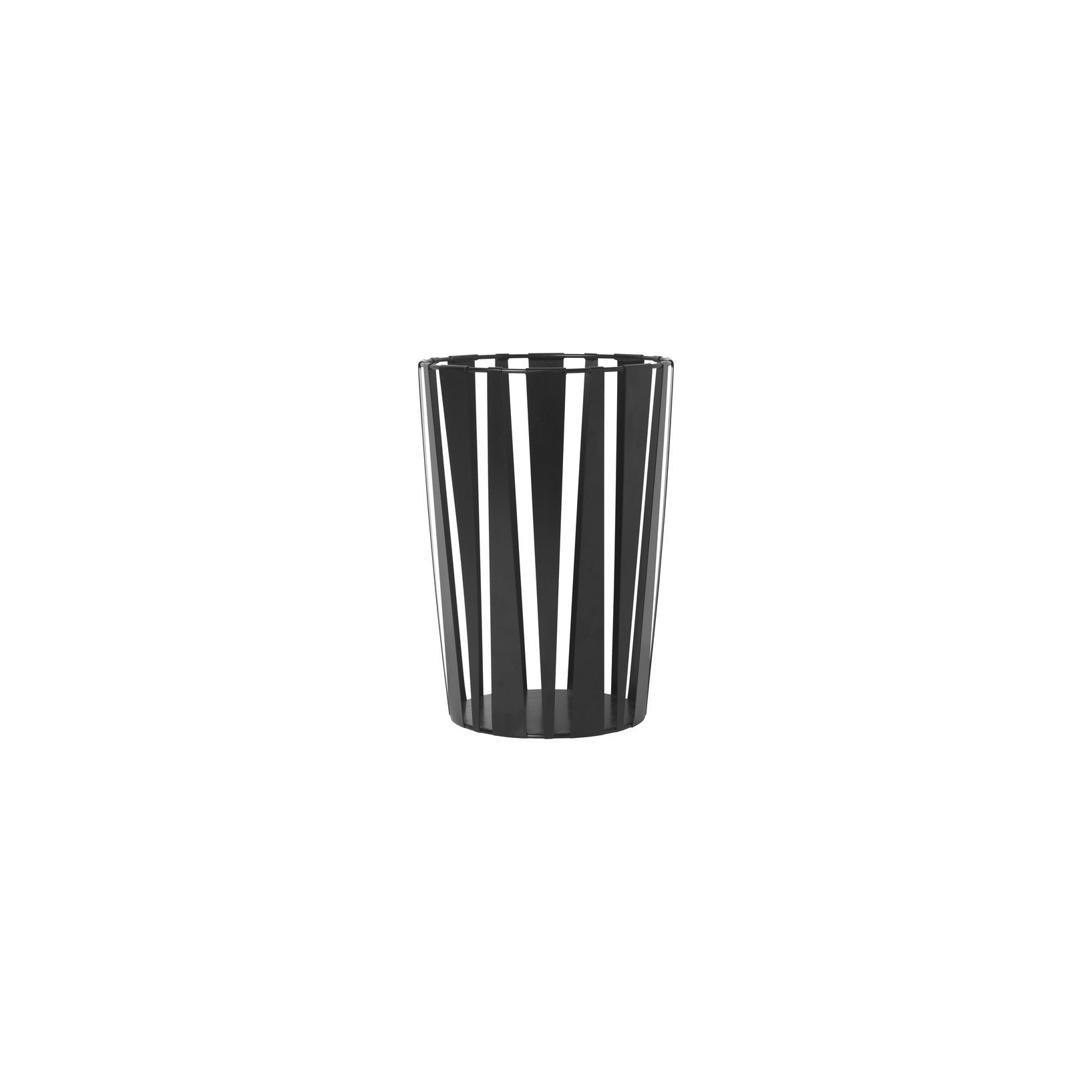 Cesta de metal de Ferm Living Rob, negro