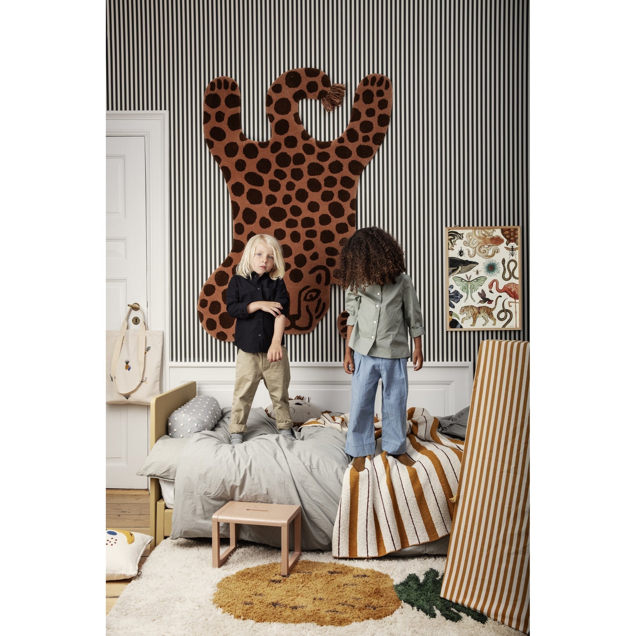 Ferm Living Safari Rug, Leopard