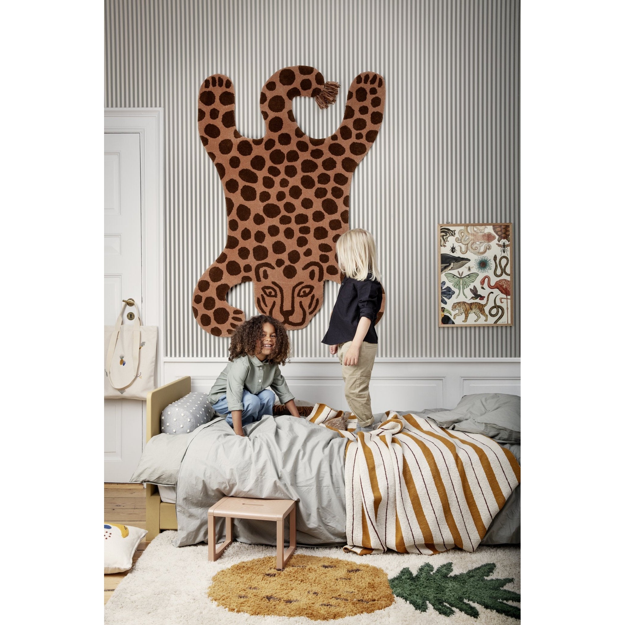 Ferm Living Safari Rug, Leopard