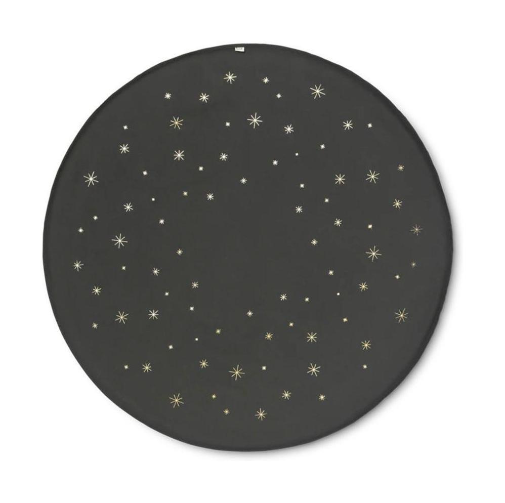 Ferm Living Star Christmas Tree Rug, Dark Green