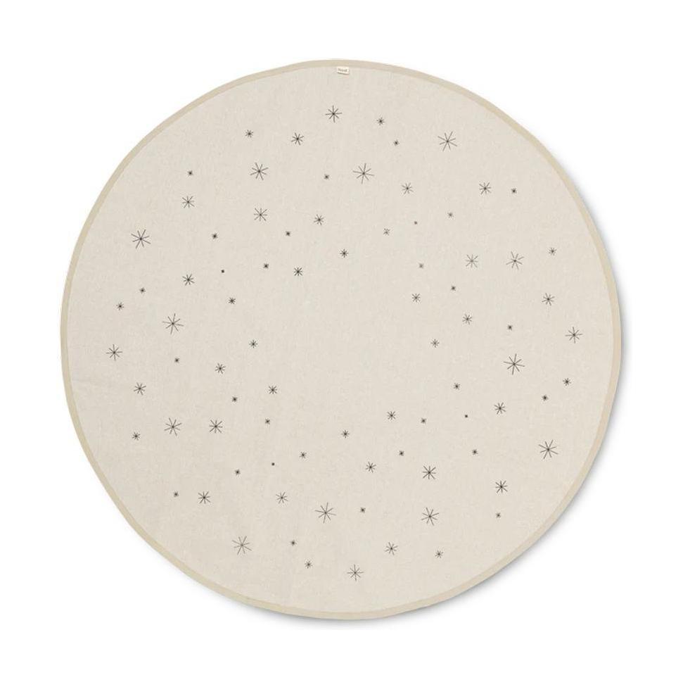 Ferm Living Star Weihnachtsbaumteppich, Sand