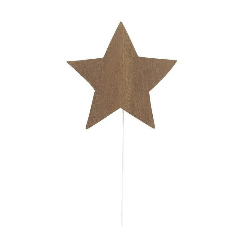 Ferm Living Star Lamp, Smoked Oak