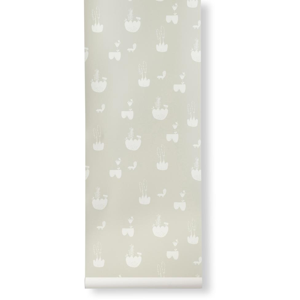 Ferm Living Wallpaper Landscape, Off White