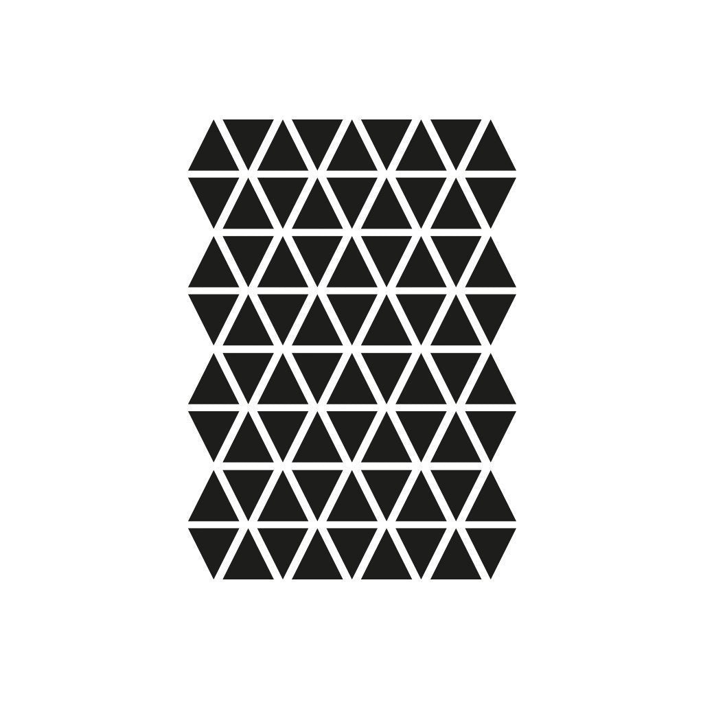 Ferm Living Triangles Sticker, zwart