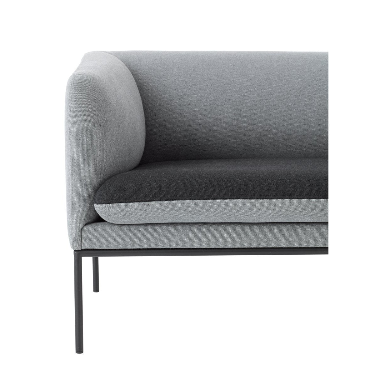 Ferm Living Turn Sofa 2 bomuld, mørkegrå