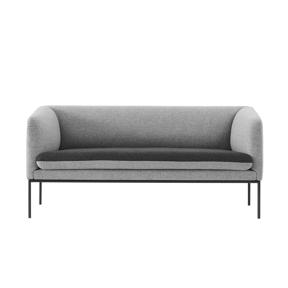 Ferm Living Drehensofa 2 Wolle, Sitz dunkelgrau