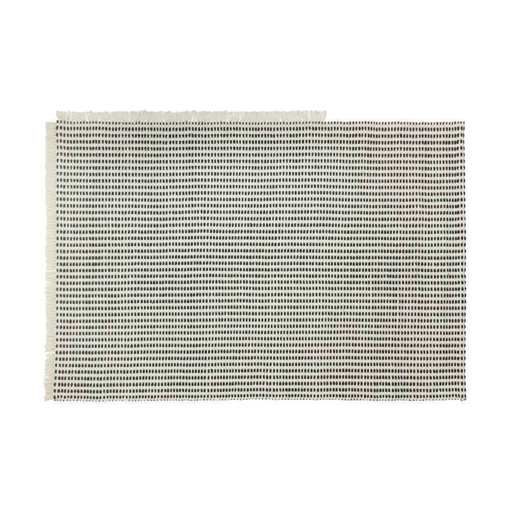 Ferm Living Way Tapis d'extérieur Blanc Bleu, 200 x 140 cm