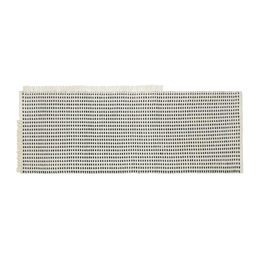 Ferm Living Way Tapis d'extérieur Blanc Bleu, 200 x 140 cm