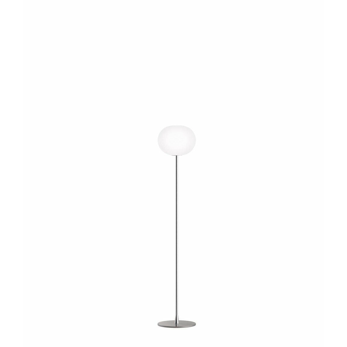 FLOS GLO Ball F2 Lampadaire, argent