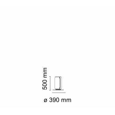 FLOS NOCTAMBULE F1 Niedriger Zylinder kleiner Basis Stehleuchte