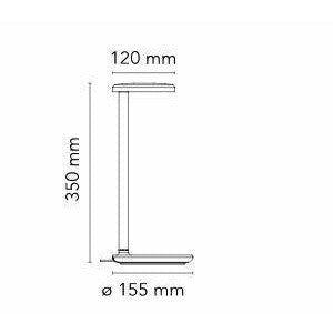 FLOS OBLIQUE QI TABLE lampe, vert