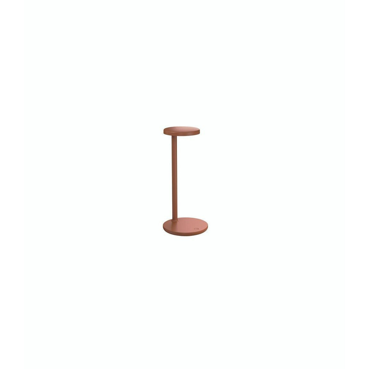 FLOS Lámpara de mesa oblicua, Rust Red Matt