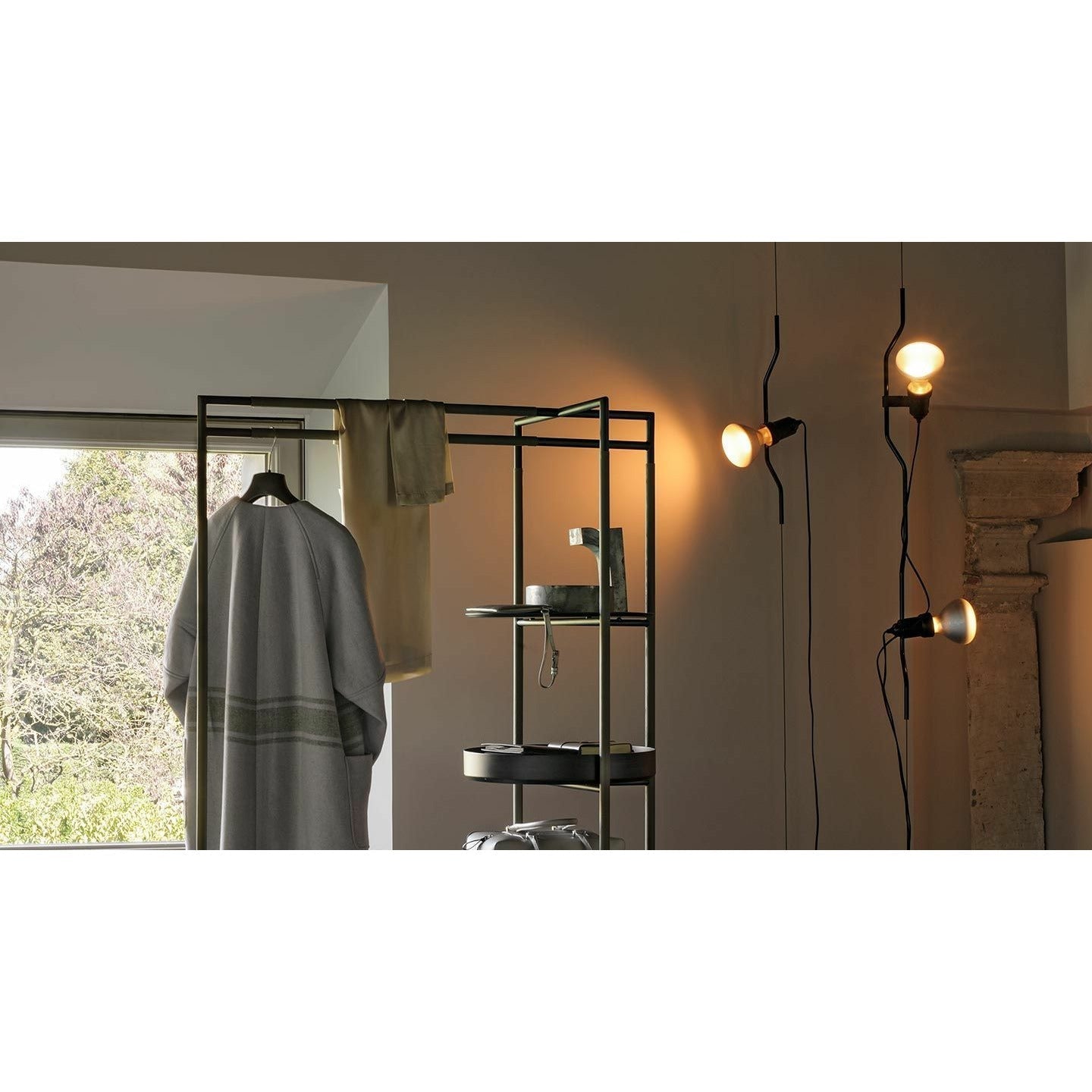 Flos Parentesi Suspension Lamp With Dimmer, Red