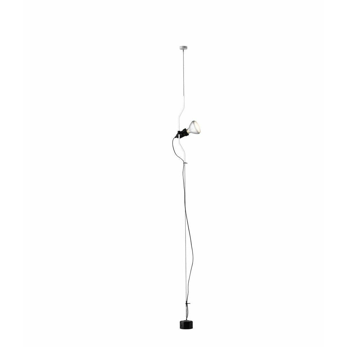 Flos Parentesi Suspension Lamp med dimmer, vit