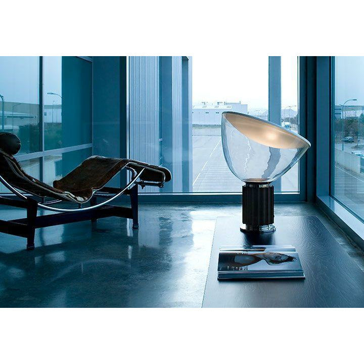 FLOS TACCIA Table Table Lampe ombre, argent
