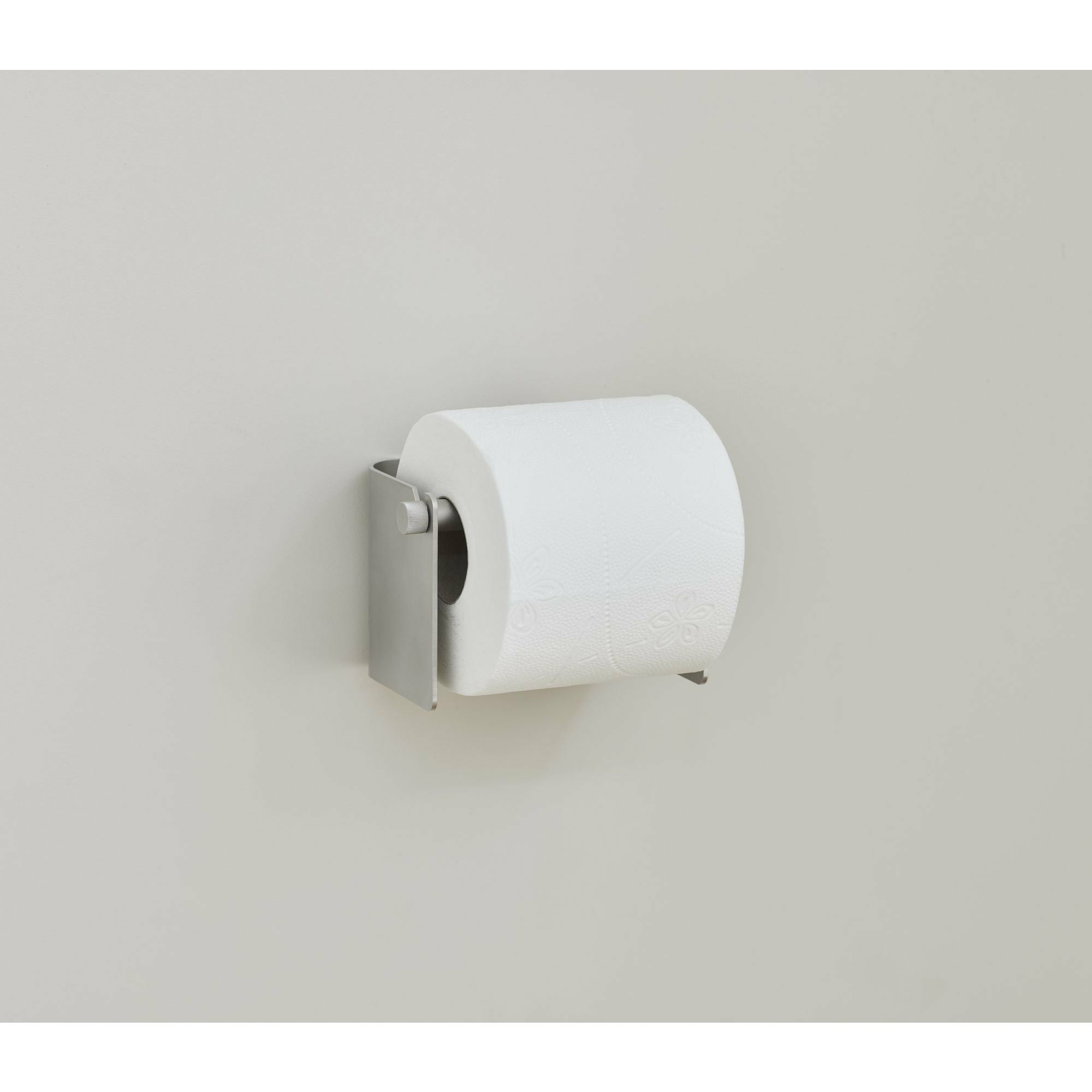 Form & forfine bue toiletrulleholder. Stål