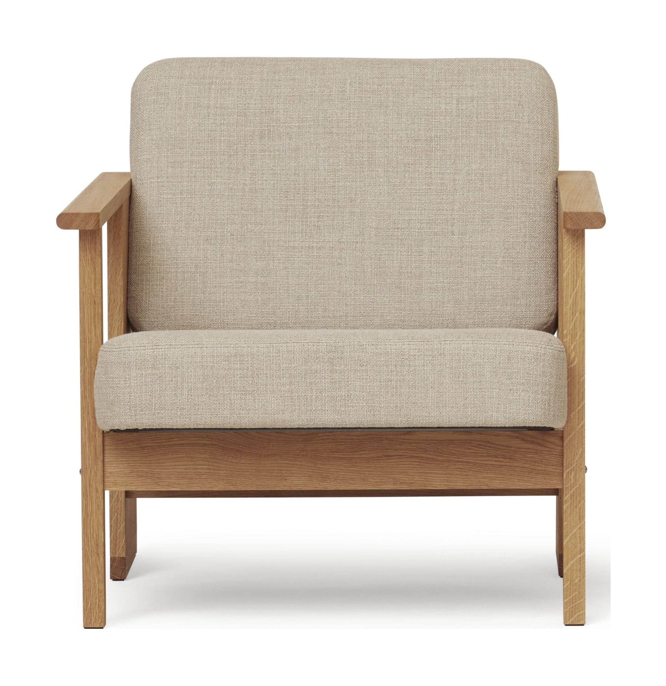 Form & forfine Block Lounge stol. Egetræ