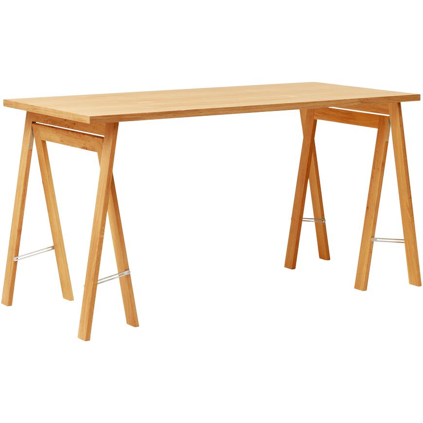Form & forfin lineær bordplade 125x68 cm. Egetræ