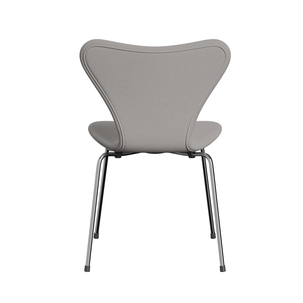 Fritz Hansen 3107 Stuhl Full Polster, Chrom/Capture Grey