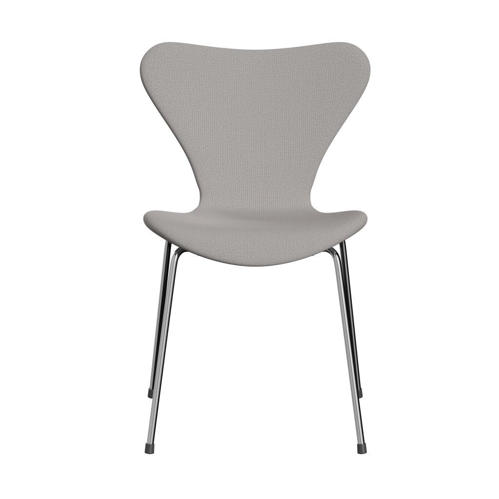 Fritz Hansen 3107 Chair Full Upholstery, Chrome/Capture Grey