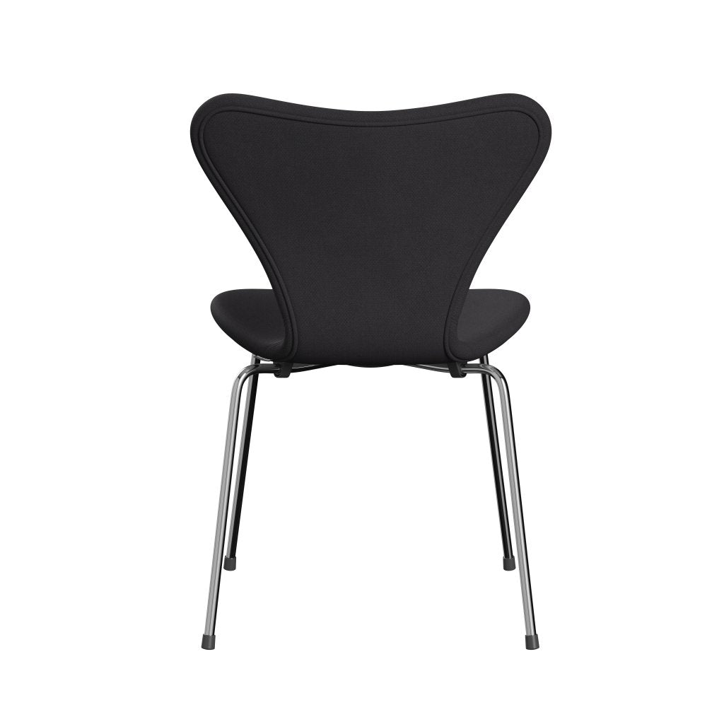 Fritz Hansen 3107 Stuhl Full Polstery, Chrom/Fiord Black