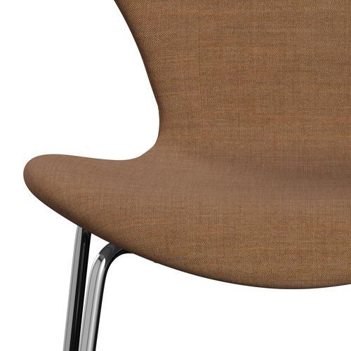 Fritz Hansen 3107 Stuhl Full Polster, Chrom/Remix Rost