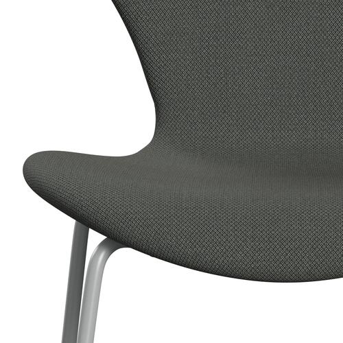 Fritz Hansen 3107 Chair Full Upholstery, Nine Grey/Fiord Brown/Grey