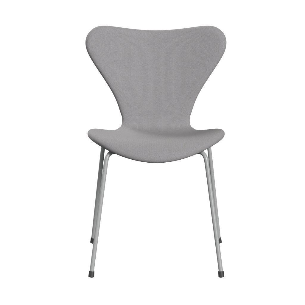 Fritz Hansen 3107 Chair Full Upholstery, Nine Grey/Remix Grey/Green