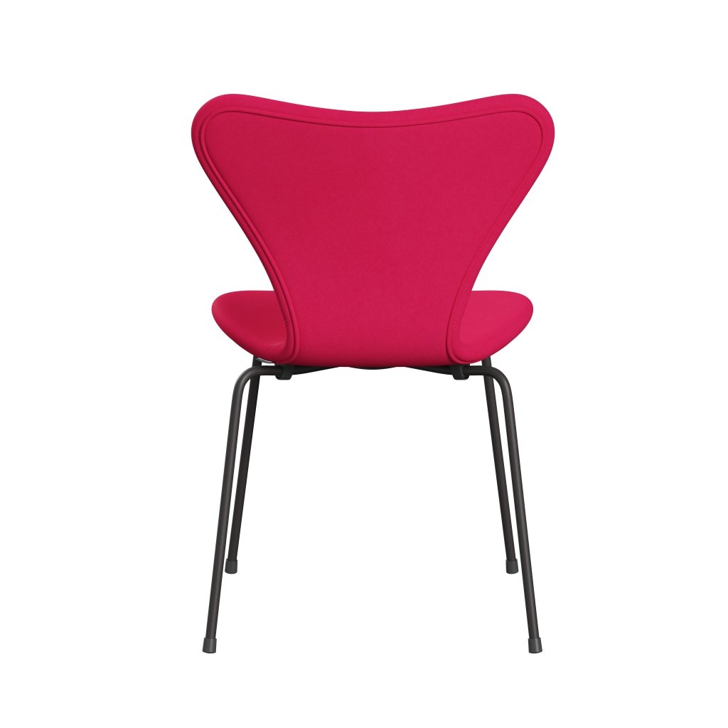 Fritz Hansen 3107 Chair Full Upholstery, Warm Graphite/Comfort Pink