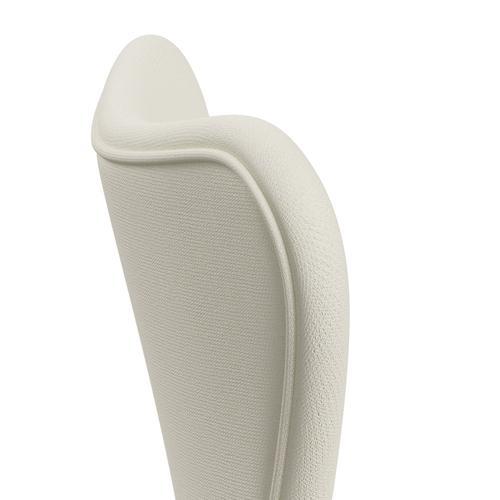 Fritz Hansen 3107 chaise pleine d'ameublement, blanc / sunniva 2 crème