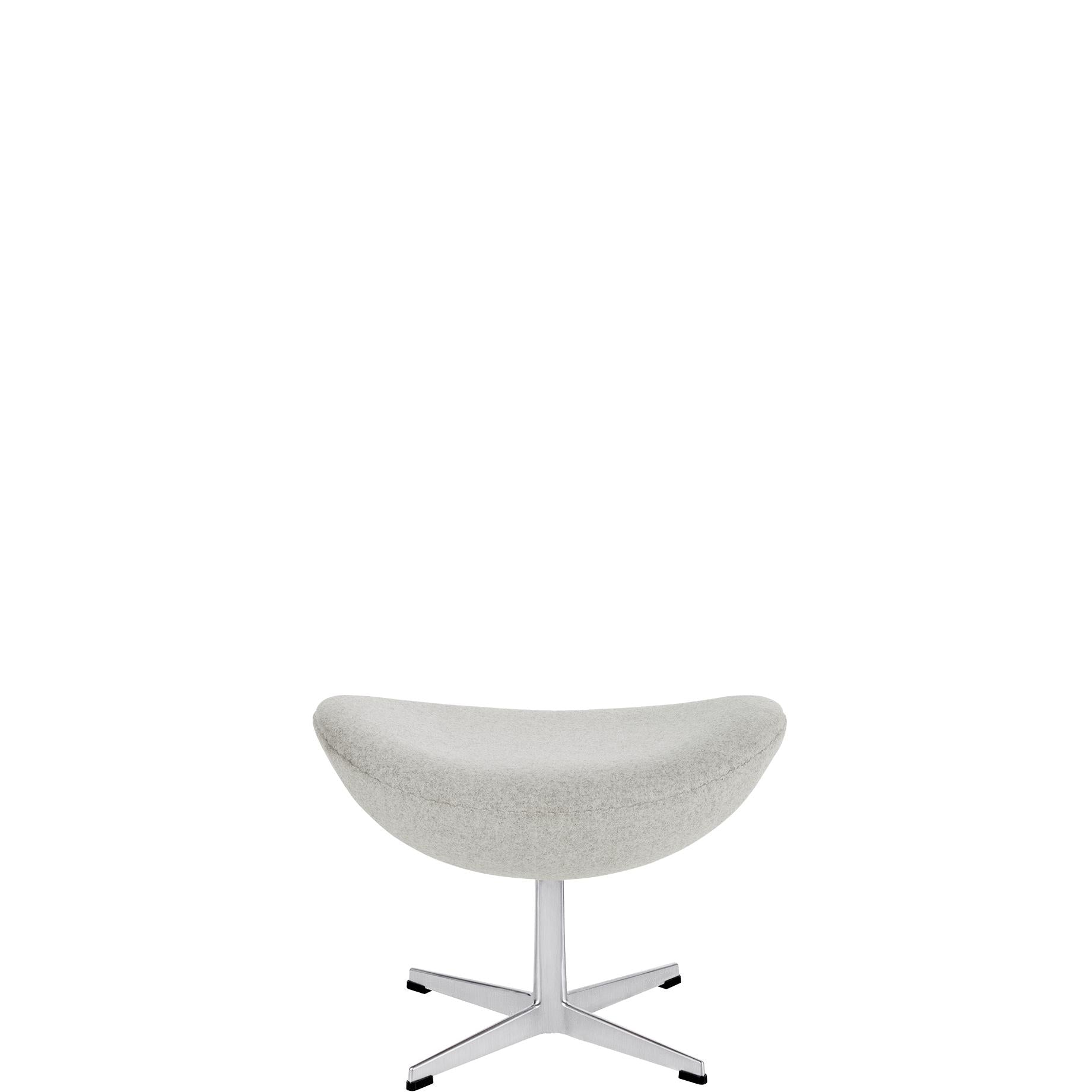 Fritz Hansen The Egg Stool Fabric, Divina Melange Light Grey