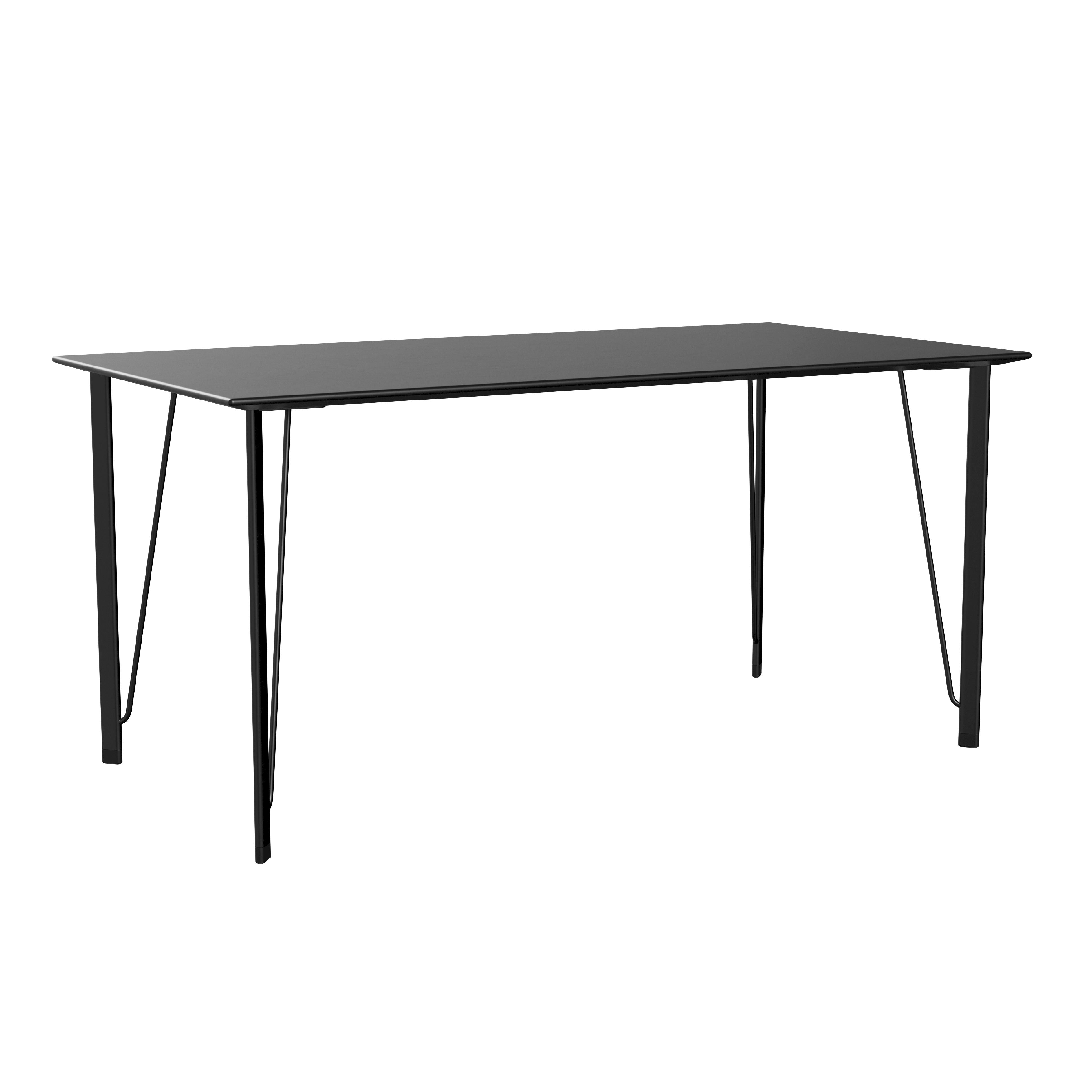 Escritorio Fritz Hansen FH3605, cenizas de color negro/negro