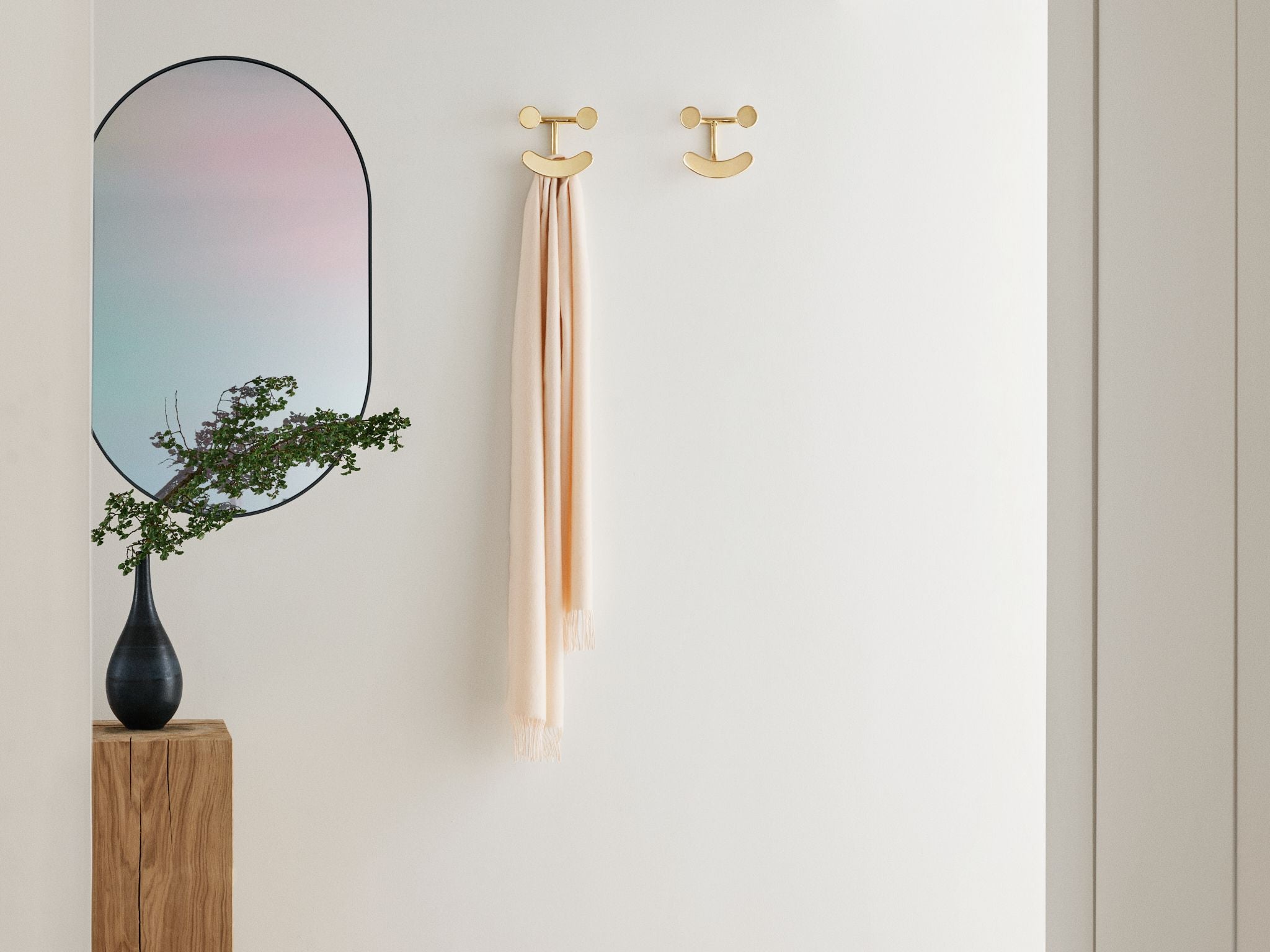 Fritz Hansen Jaime Hayon Happy Hook Wall Hook, mässing