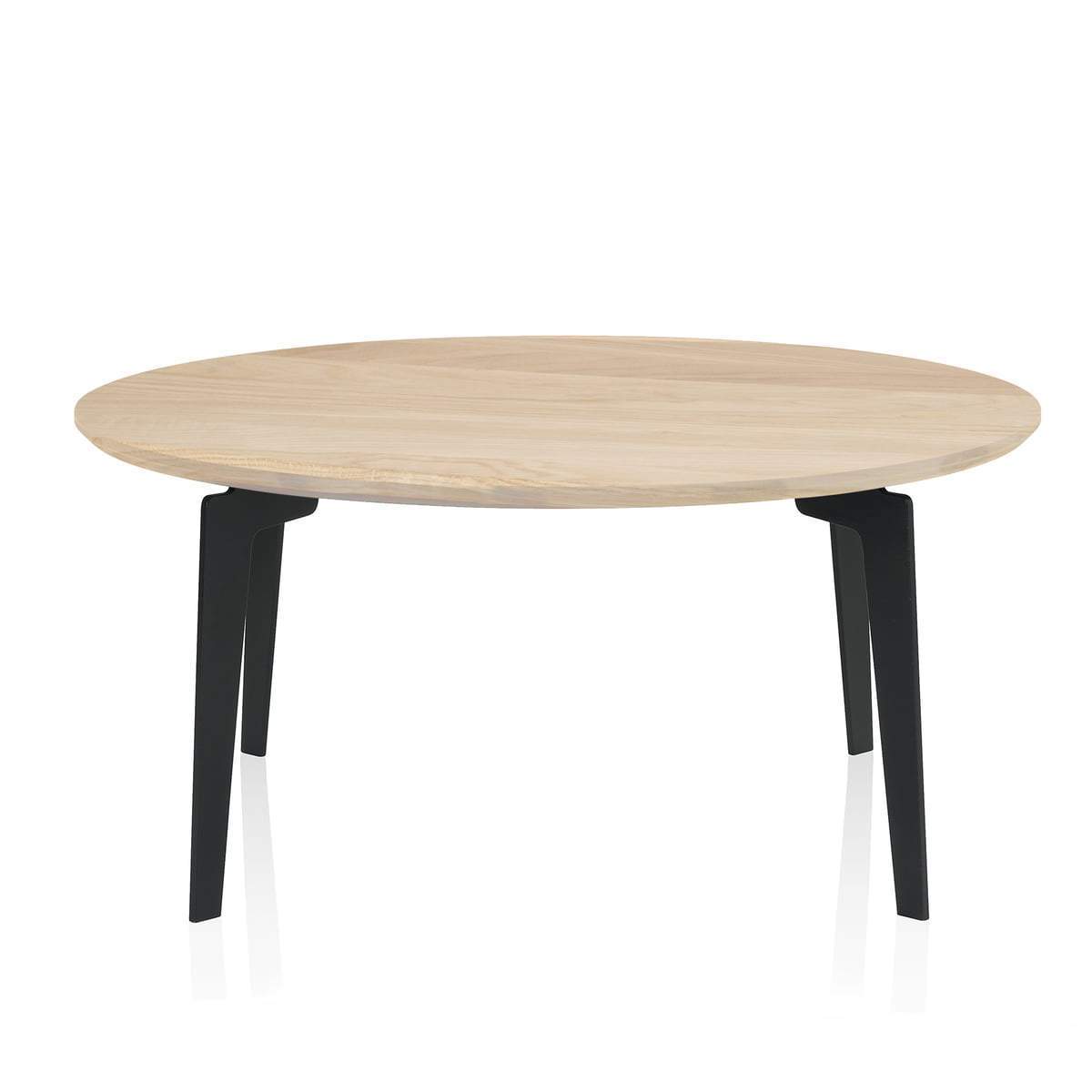 Fritz Hansen se une a la mesa de café Ø80 cm, madera de roble