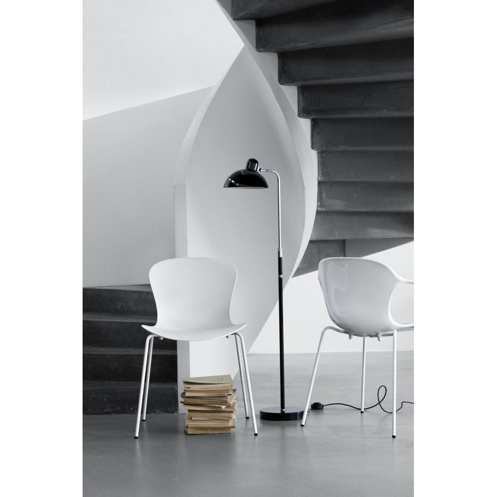 Fritz Hansen Kaiser Idell Height Verstellbare Stehlampe, Matt Black