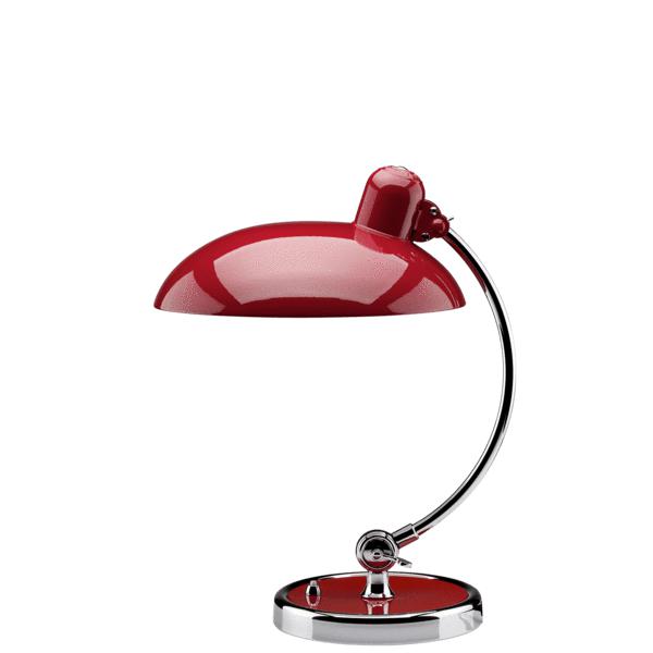 Fritz Hansen Kaiser Idell Lámpara de mesa roja, Ø28 cm