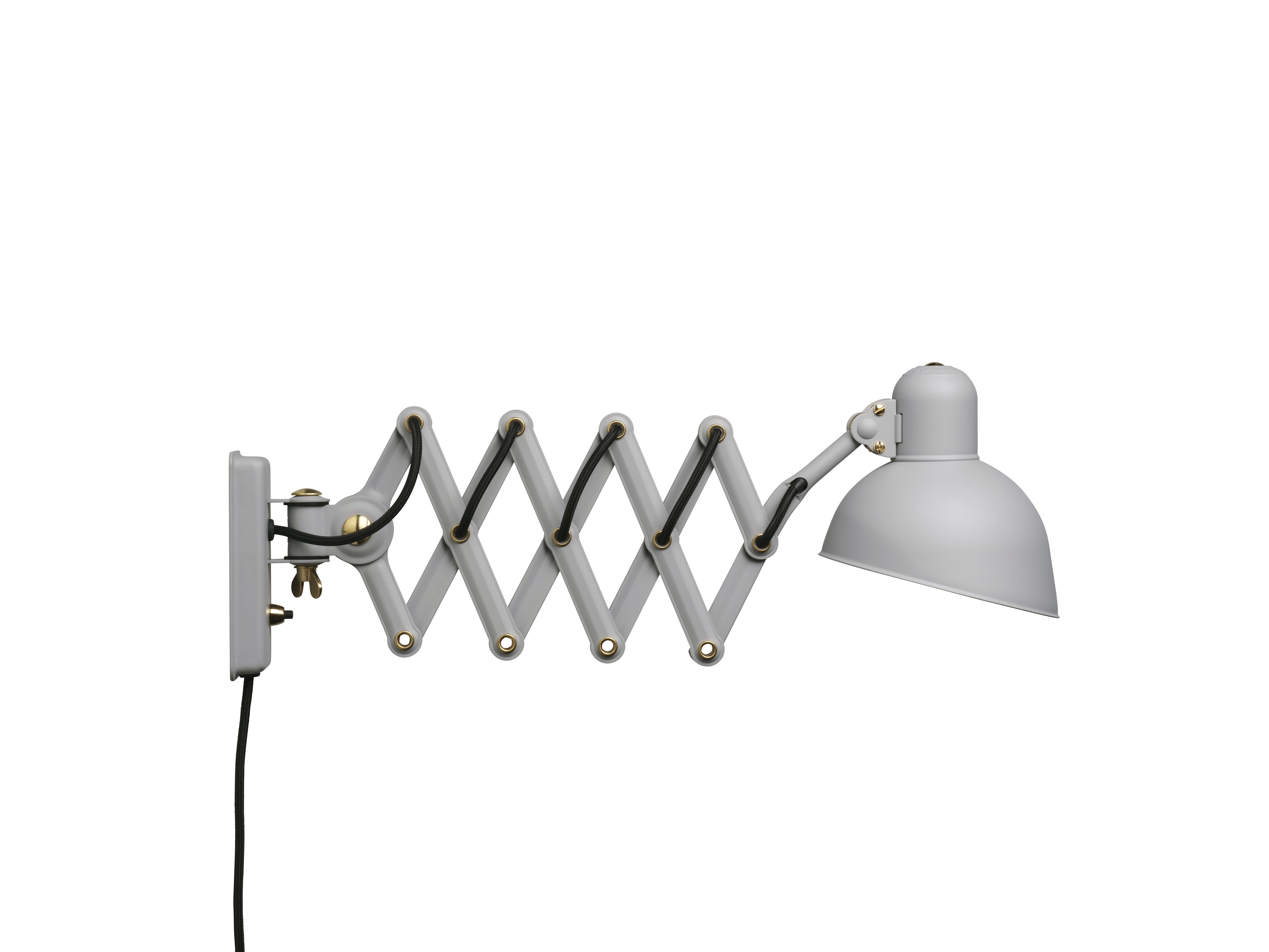 Fritz Hansen Kaiser Idell Wandlampe, einfach grau