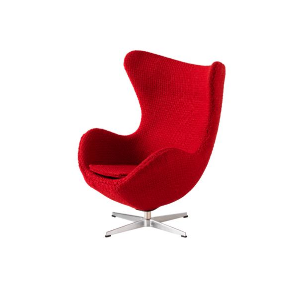 Fritz Hansen Cadeira em miniatura ovo, vermelho