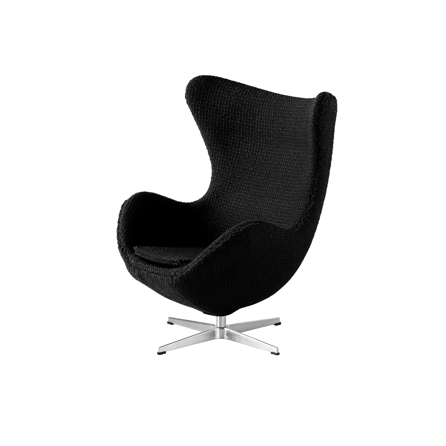 Fritz Hansen Miniature Chair Egg, Black