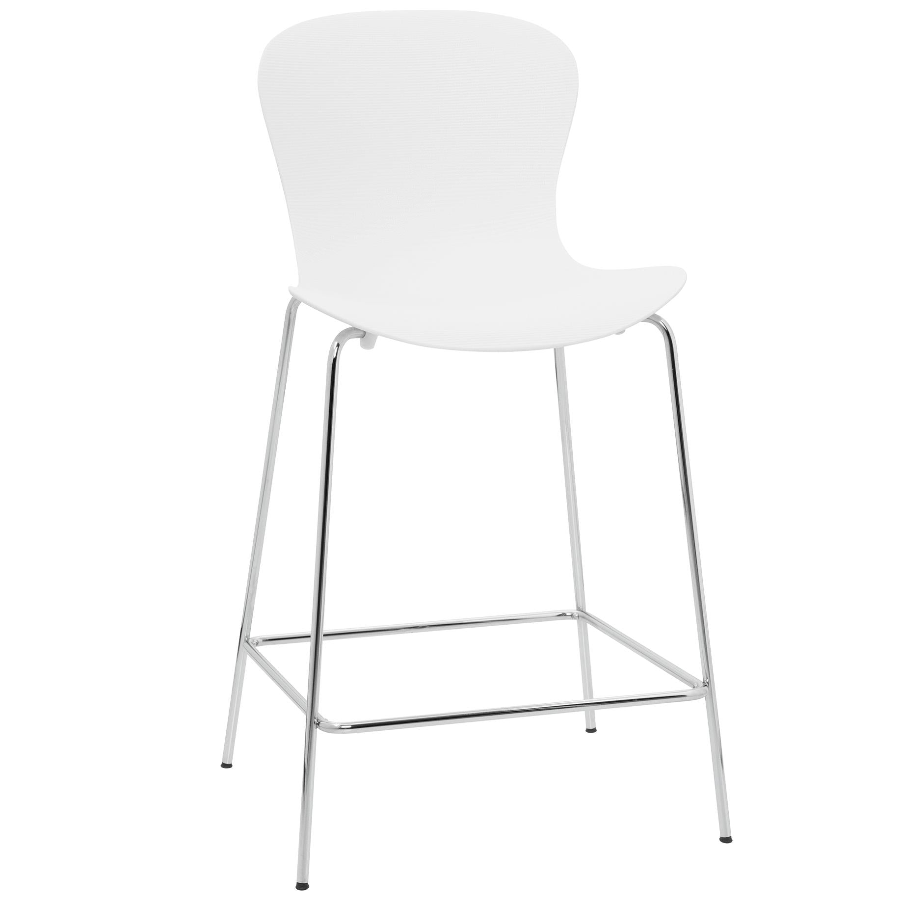 Fritz Hansen Nap Barstol 64 Cm, Mælkehvid